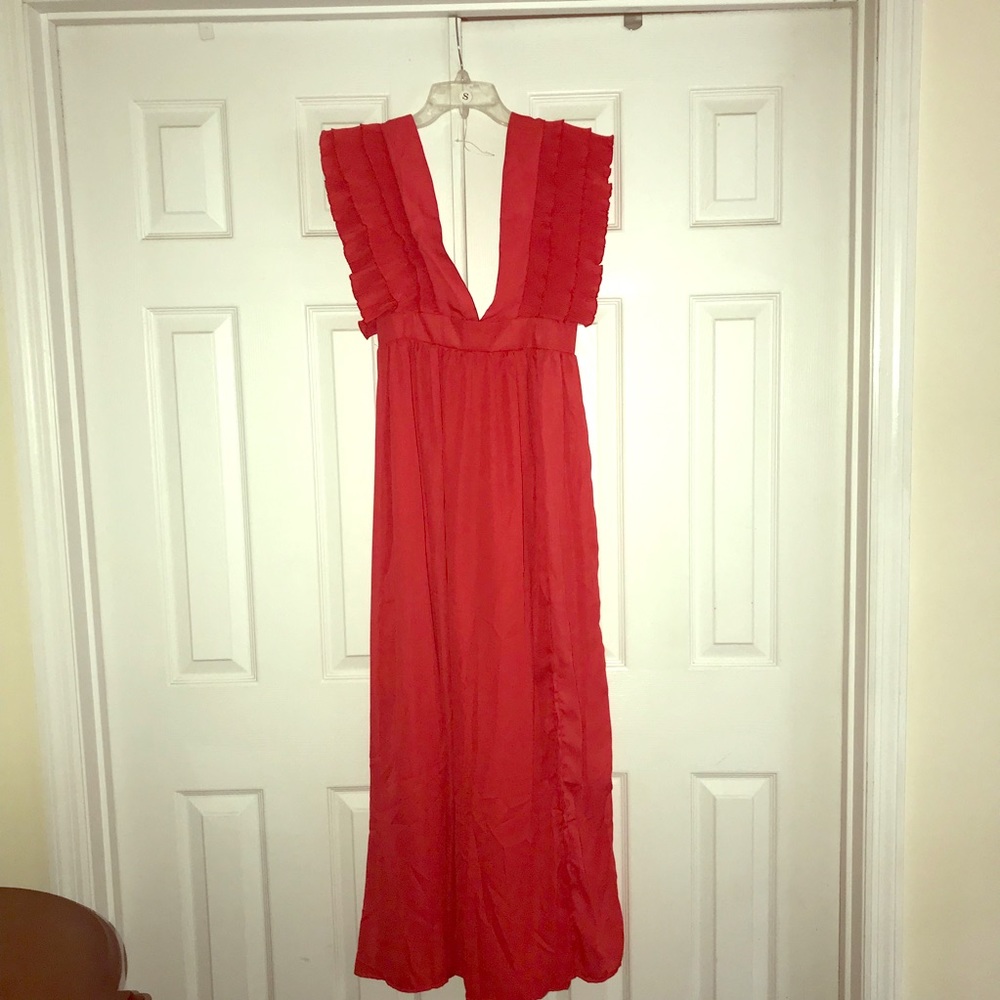 Red 100% Polyester dress